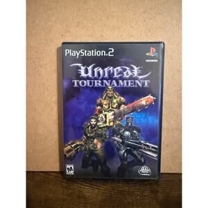 Unreal Tournament PlayStation 2 Video Game Multiplayer Shooter
